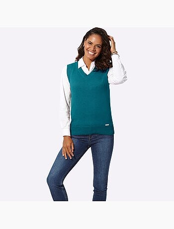 Débardeur En Tricot 50% Coton - Taille Standard - Witt