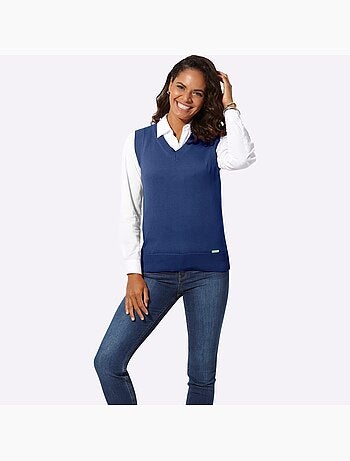 Débardeur En Tricot 50% Coton - Taille Standard - Witt