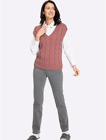 Débardeur En Tricot 50% Coton - Taille Standard - Witt