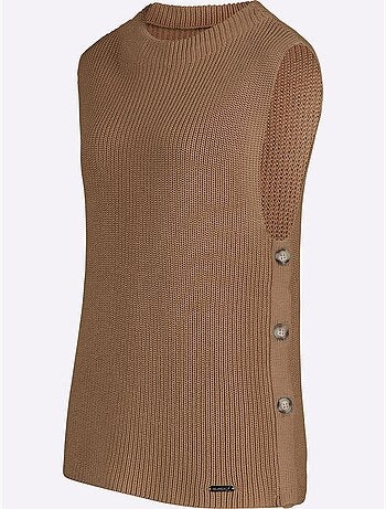 Débardeur en tricot 50% coton - taille standard - witt