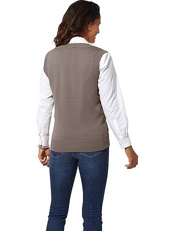 Débardeur En Tricot 50% Coton - Taille Standard - Witt