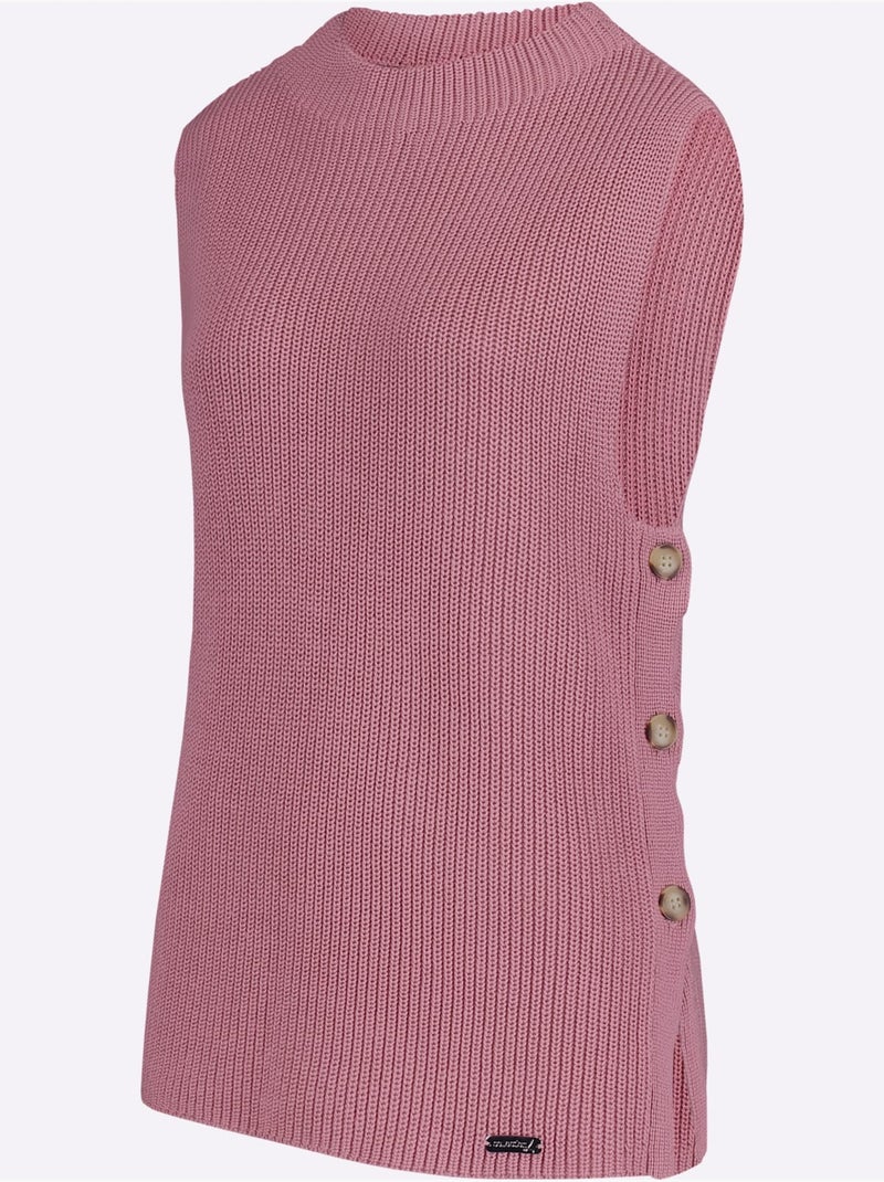 Débardeur en tricot 50% coton - taille standard - witt Rose - Kiabi