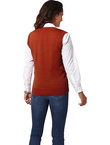 Débardeur En Tricot 50% Coton - Taille Standard - Witt