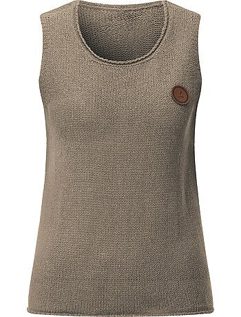 Débardeur En Tricot Bords Roulés - Taille Standard - Witt