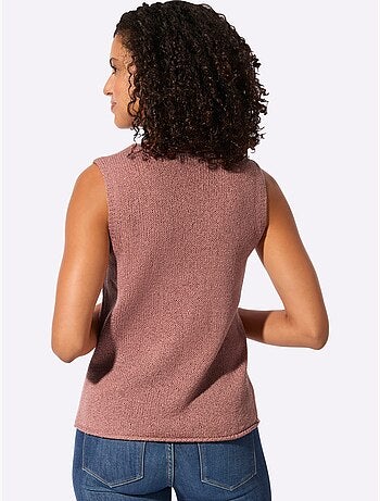 Débardeur En Tricot Bords Roulés - Taille Standard - Witt