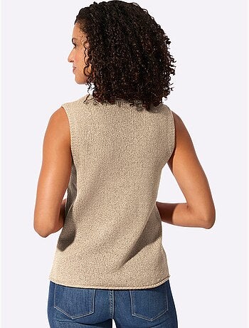 Débardeur En Tricot Bords Roulés - Taille Standard - Witt