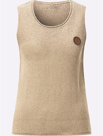 Débardeur En Tricot Bords Roulés - Taille Standard - Witt