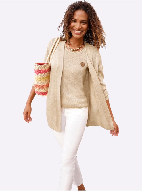 Débardeur En Tricot Bords Roulés - Taille Standard - Witt - Kiabi