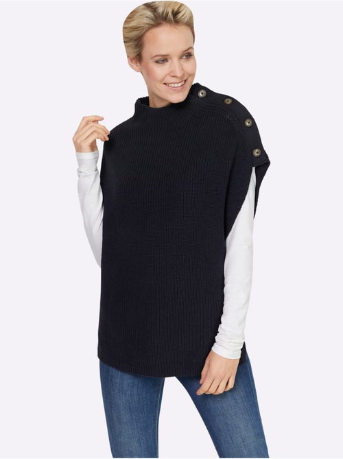 Débardeur En Tricot Col Montant - Taille Standard - Helline - Kiabi Débardeur En Tricot Col Montant - Taille Standard - Helline - Kiabi