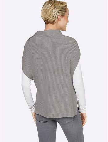 Débardeur En Tricot Col Montant - Taille Standard - Helline