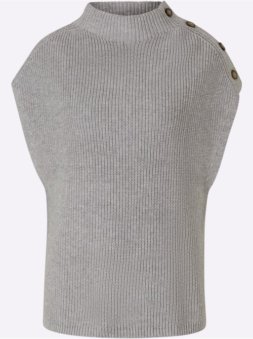 Débardeur en tricot col montant - taille standard - helline - Kiabi Débardeur en tricot col montant - taille standard - helline - Kiabi