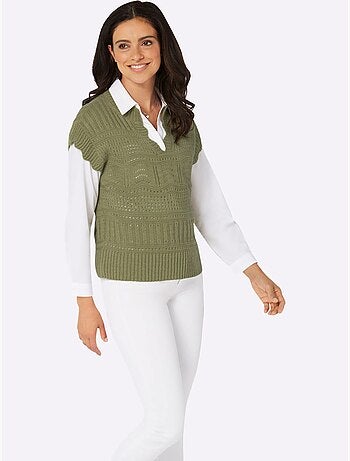 Débardeur En Tricot Doux Et Chaud - Taille Standard - Witt