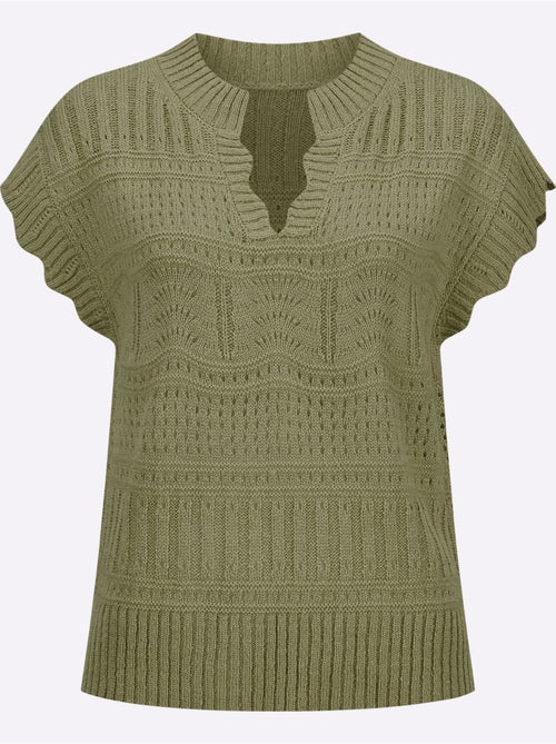 Débardeur En Tricot Doux Et Chaud - Taille Standard - Witt - Kiabi Débardeur En Tricot Doux Et Chaud - Taille Standard - Witt - Kiabi