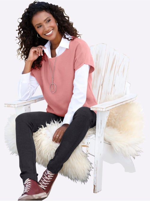 Débardeur En Tricot Largeur Confort - Taille Standard - Helline - Kiabi