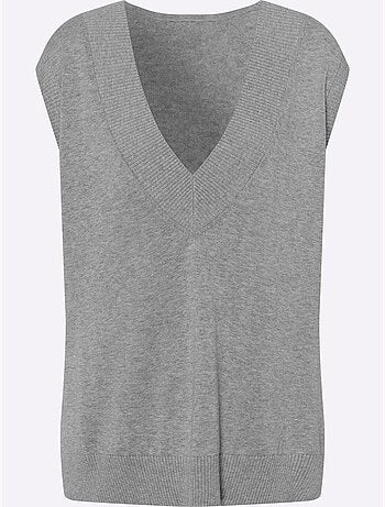 Débardeur En Tricot Pur Coton - Taille Standard - Helline