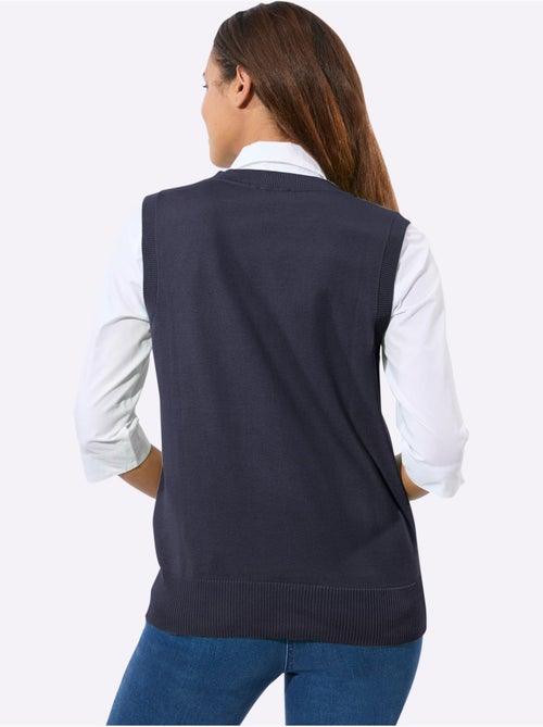 Débardeur En Tricot Pur Coton - Taille Standard - Witt - Kiabi