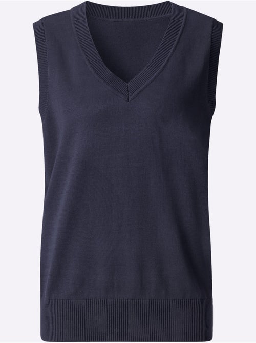 Débardeur En Tricot Pur Coton - Taille Standard - Witt - Kiabi
