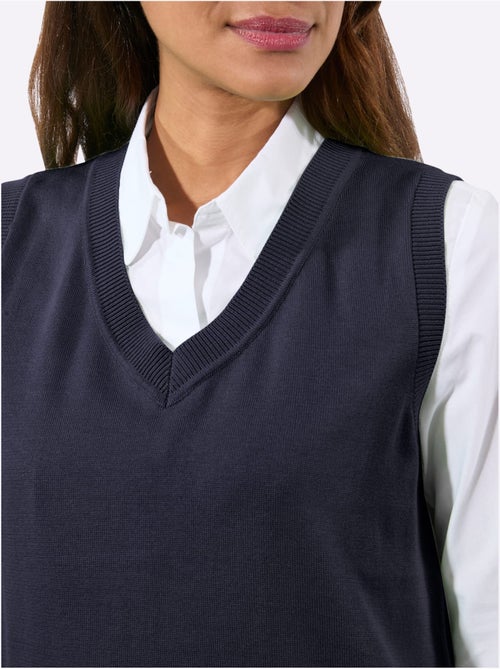 Débardeur En Tricot Pur Coton - Taille Standard - Witt - Kiabi