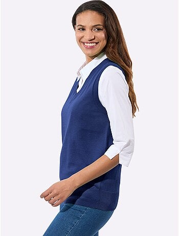 Débardeur En Tricot Pur Coton - Taille Standard - Witt