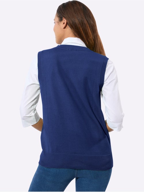 Débardeur En Tricot Pur Coton - Taille Standard - Witt - Kiabi