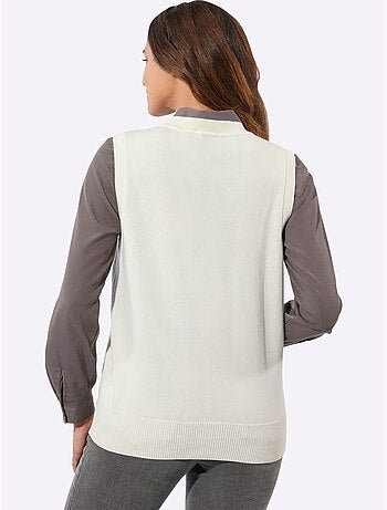 Débardeur En Tricot Pur Coton - Taille Standard - Witt