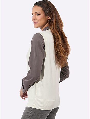 Débardeur En Tricot Pur Coton - Taille Standard - Witt
