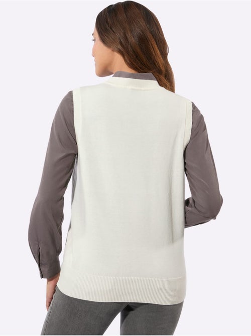 Débardeur En Tricot Pur Coton - Taille Standard - Witt - Kiabi