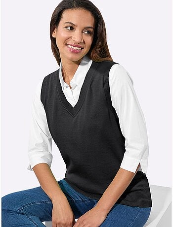 Débardeur En Tricot Pur Coton - Taille Standard - Witt