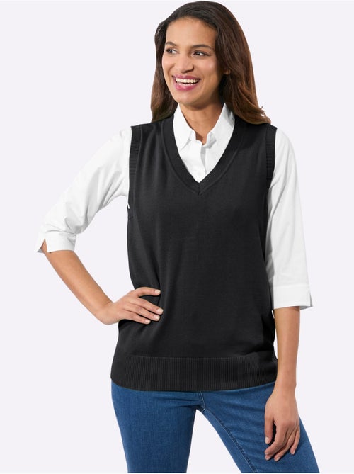 Débardeur En Tricot Pur Coton - Taille Standard - Witt - Kiabi