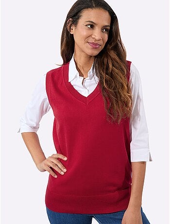 Débardeur En Tricot Pur Coton - Taille Standard - Witt