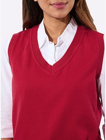 Débardeur En Tricot Pur Coton - Taille Standard - Witt