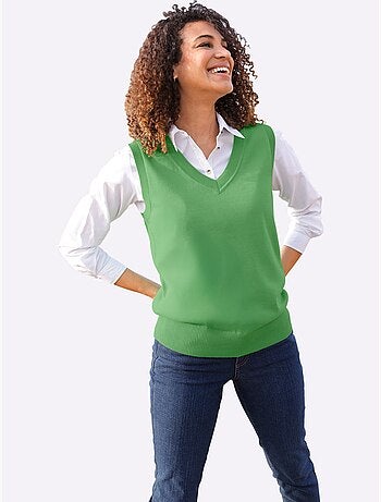 Débardeur En Tricot Pur Coton - Taille Standard - Witt
