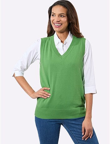 Débardeur En Tricot Pur Coton - Taille Standard - Witt