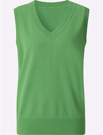 Débardeur En Tricot Pur Coton - Taille Standard - Witt