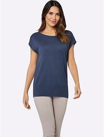 Débardeur En Tricot Sans Manches - Taille Standard - Moda Vilona