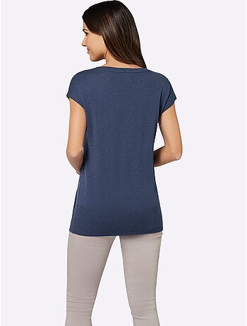 Débardeur En Tricot Sans Manches - Taille Standard - Moda Vilona