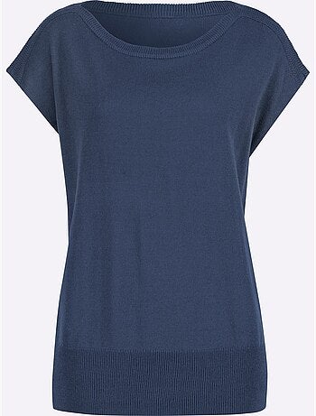 Débardeur En Tricot Sans Manches - Taille Standard - Moda Vilona
