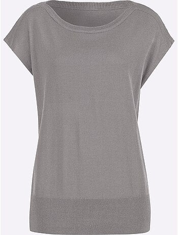 Débardeur En Tricot Sans Manches - Taille Standard - Moda Vilona