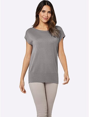 Débardeur En Tricot Sans Manches - Taille Standard - Moda Vilona