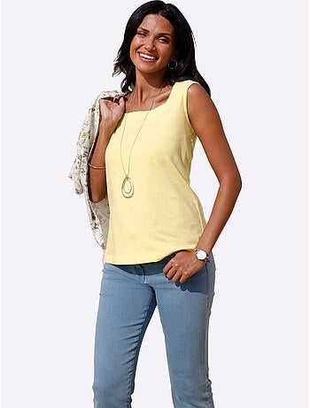 Débardeur Encolure Carrée - Taille Standard - Moda Vilona
