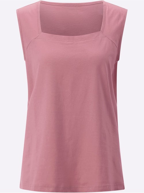 Débardeur Encolure Carrée - Taille Standard - Moda Vilona - Kiabi