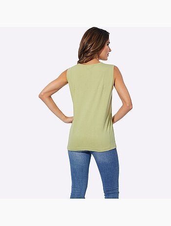 Débardeur Encolure Carrée - Taille Standard - Moda Vilona