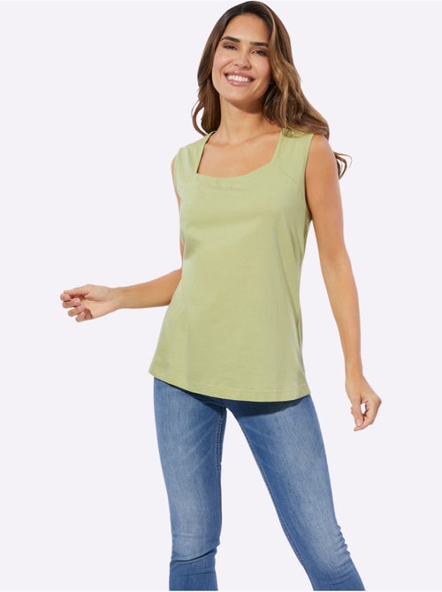 Débardeur Encolure Carrée - Taille Standard - Moda Vilona - Kiabi