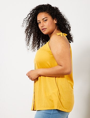 Débardeur encolure V devant et dos - Kiabi