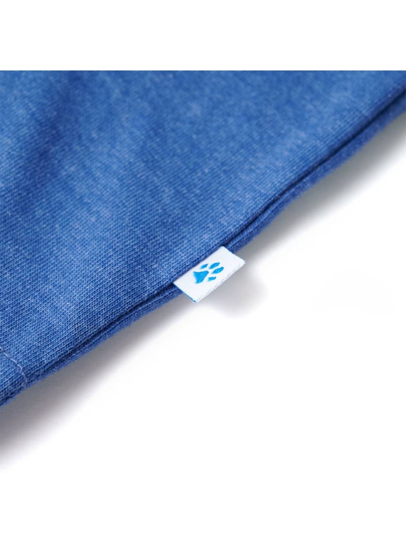 Débardeur enfant imprimé tête de singe coton mélangé - vidaxl Bleu gris - Kiabi
