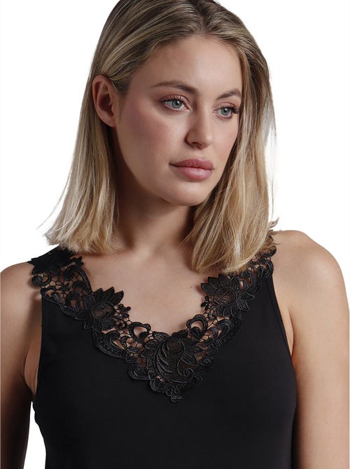 Débardeur Escote Guipur - Kiabi