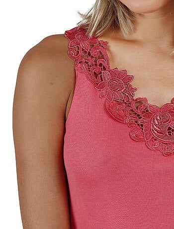 Débardeur Escote Guipur