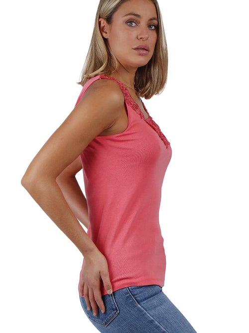 Débardeur Escote Guipur - Kiabi