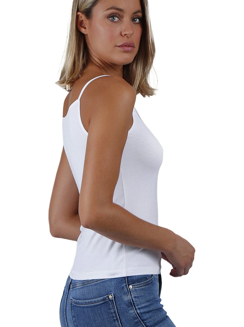 Débardeur Escote Raso Ecru - Kiabi