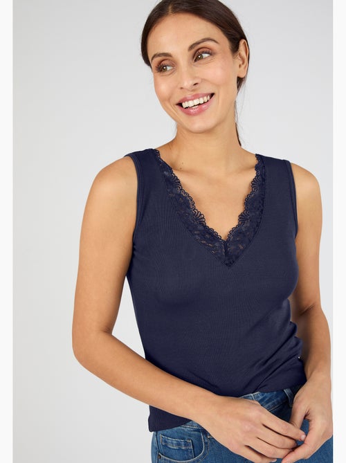 Débardeur Essential en fine côte - Damart - Kiabi